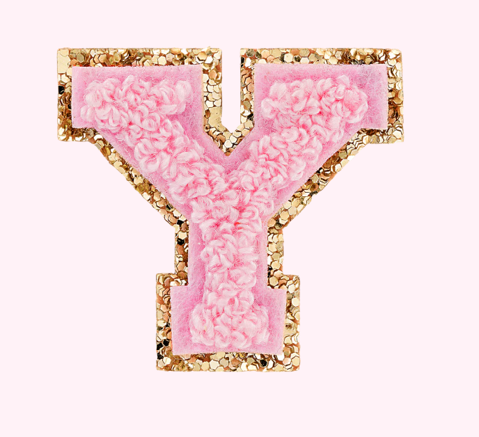 Mini Varsity Alphabet Patch | Flamingo