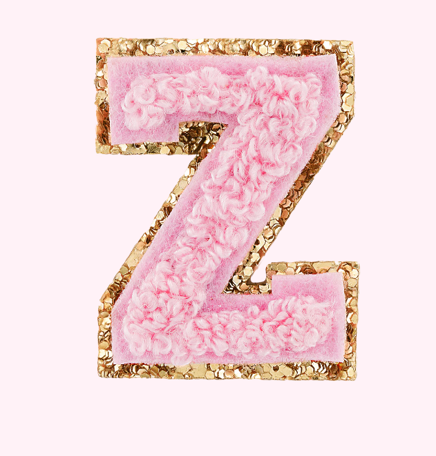 Mini Varsity Alphabet Patch | Flamingo