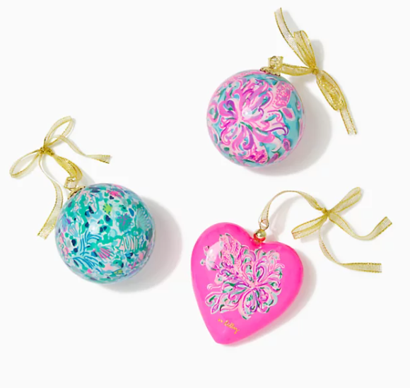 Heart to Heart Ornaments | Pink Grenadine