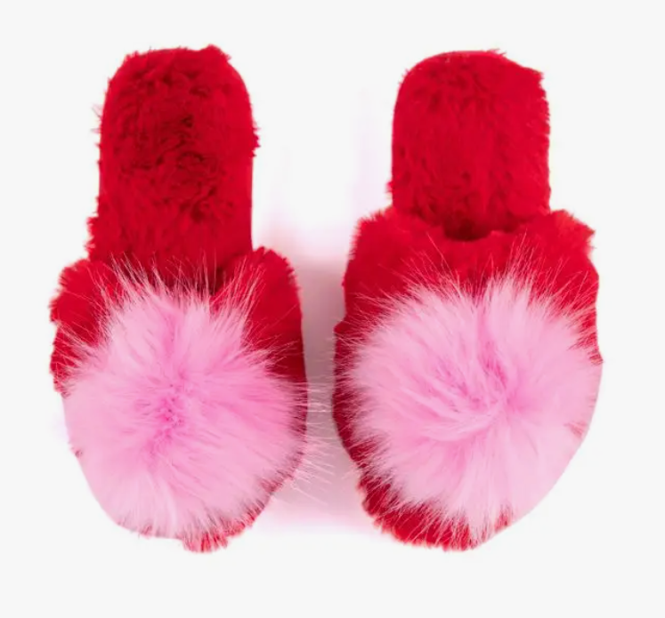 Red Amor Slippers | S/M