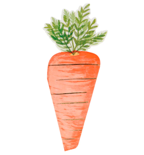 Carrot Diecut Napkins