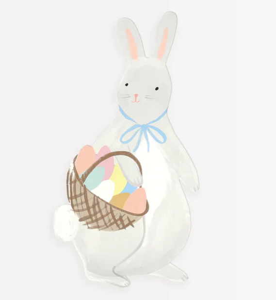 Bunny w/Basket Plates
