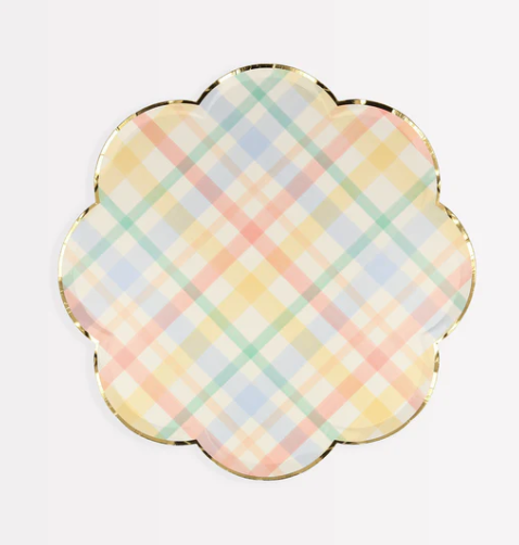 Spring Plaid Small Plates