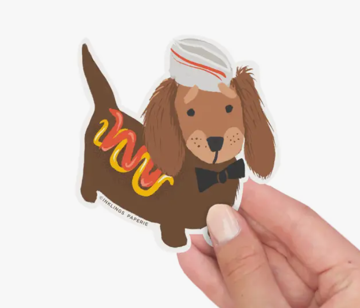 Hotdog Sticker