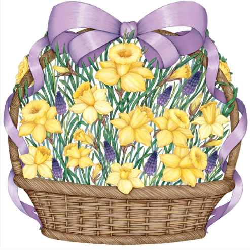 Die Cut Daffodil Basket Placemat