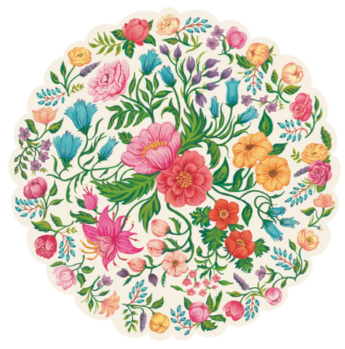 Die Cut Sweet Garden Posey Placemat