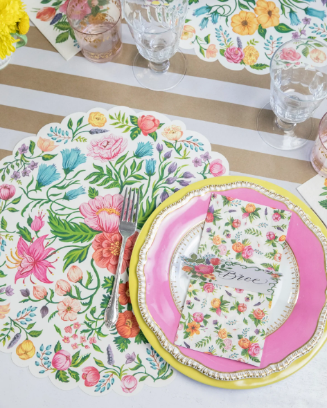 Die Cut Sweet Garden Posey Placemat