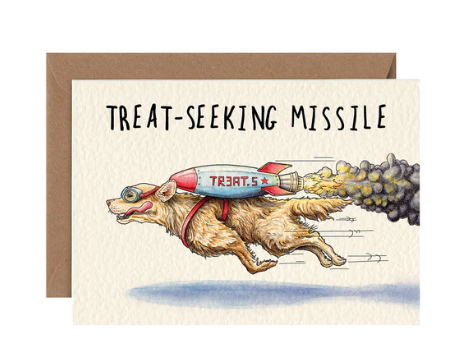 Treat Seeking Missile Card