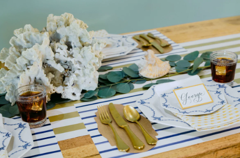 Navy Stripe Placemat
