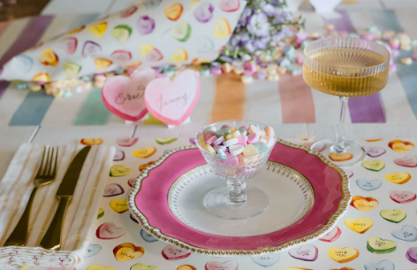 Conversation Hearts Placemat