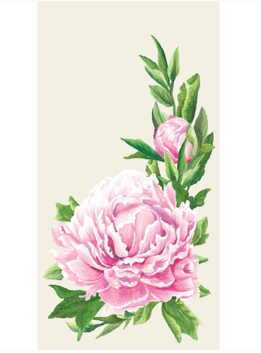 Peony Guest Towel