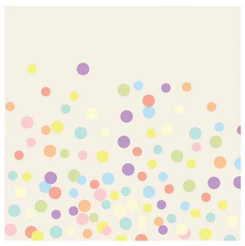 Confetti Sprinkles Cocktail Napkin