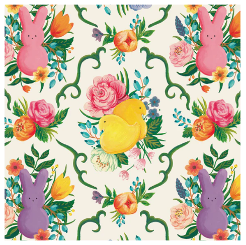 Peeps Cocktail Napkin