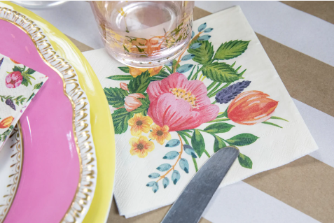 Sweet Garden Cocktail Napkin