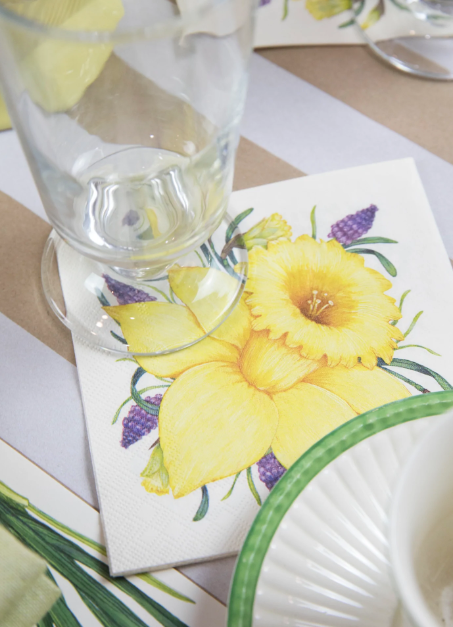 Daffodil Cocktail Napkin