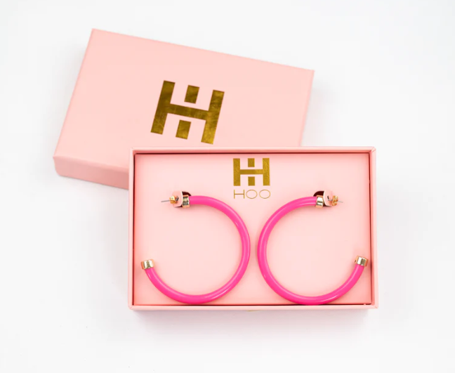 2" HooHoops | Hot Pink