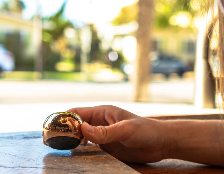 U Mini Speaker | Mirror Gold