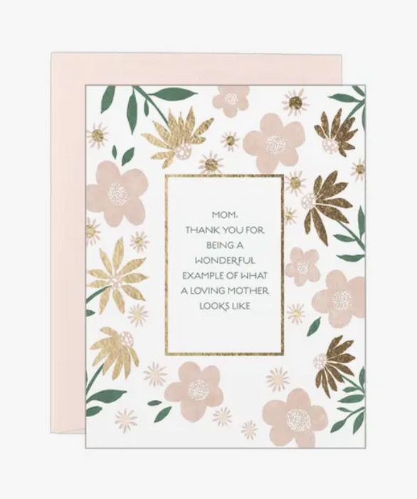 Mom, Wonderful Example Card