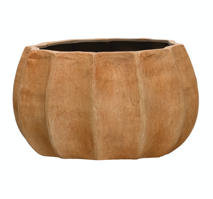 Terra Cotta Fluted Planter