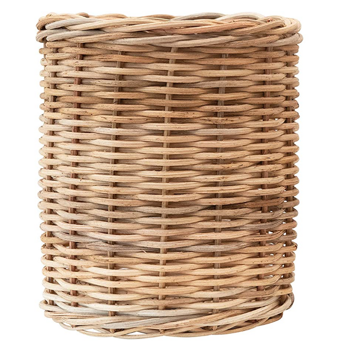 Large Hand-Woven Wicker Basket Container
