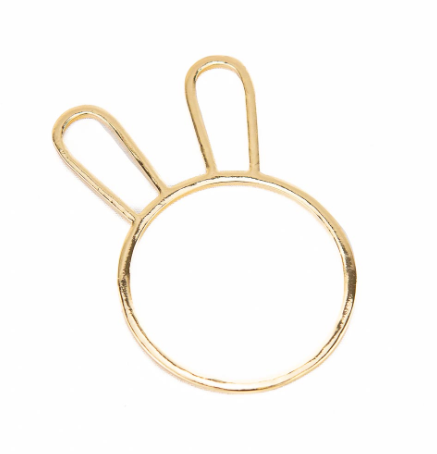 Gold Bunny Napkin Ring