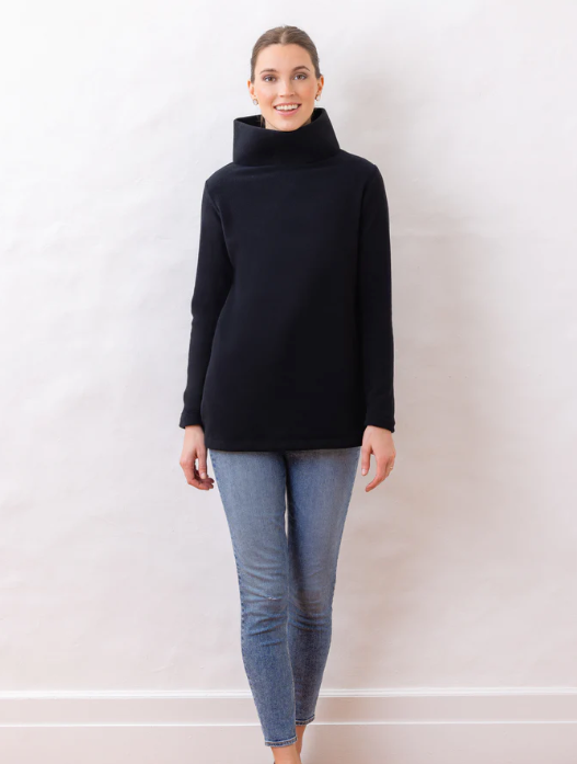 Cobble Hill Turtleneck | Black