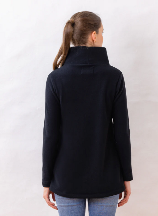 Cobble Hill Turtleneck | Black