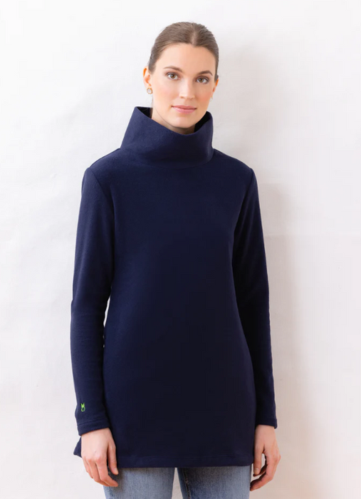 Cobble Hill Turtleneck | Navy