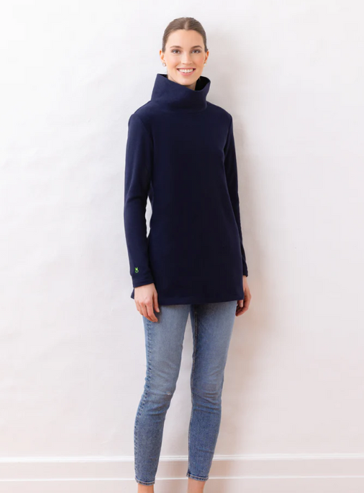 Cobble Hill Turtleneck | Navy