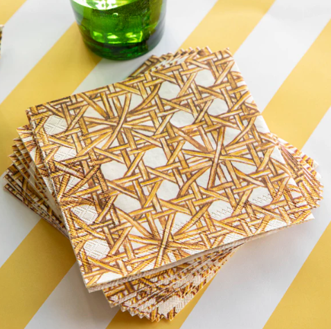 Rattan Weave Cocktail Napkin