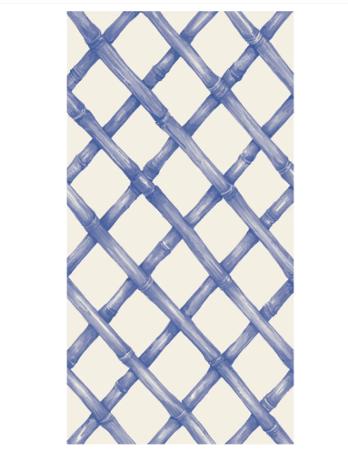 Blue Lattice Guest Napkin