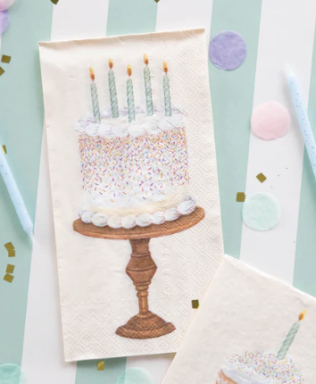 Tiered Cake Guest Napkin