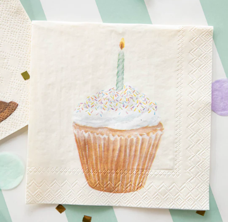 Cupcake Cocktail Napkin