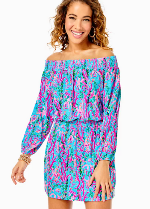Cyla Off the Shoulder Romper | Seaweed Samba