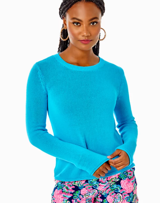 Kellyn Sweater | Cumulus Blue