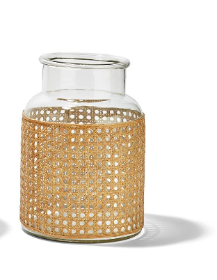 Cane Webbing Jar | Small