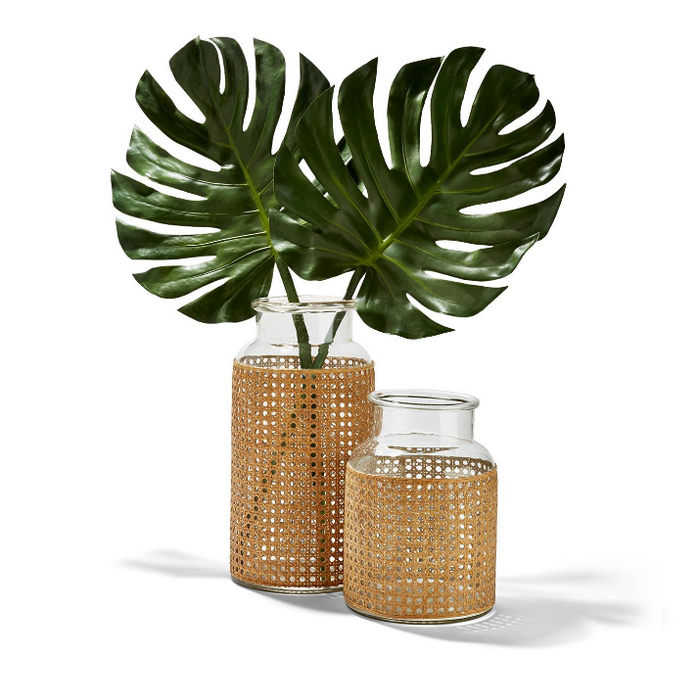Cane Webbing Jar | Large