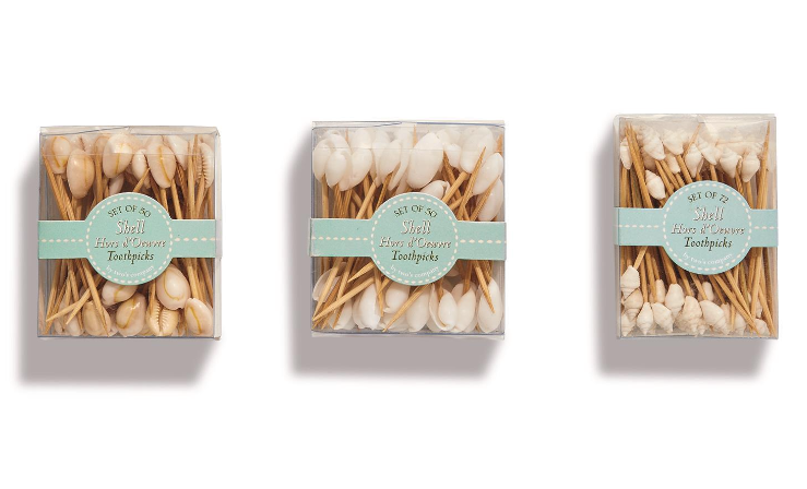 Sea Shell Hors d'Oeuvre Pick Set