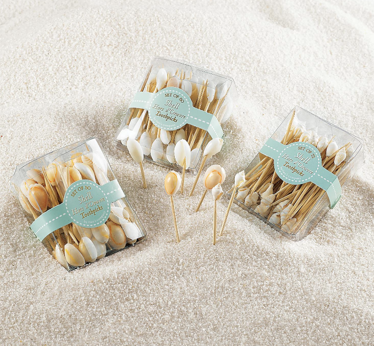Sea Shell Hors d'Oeuvre Pick Set