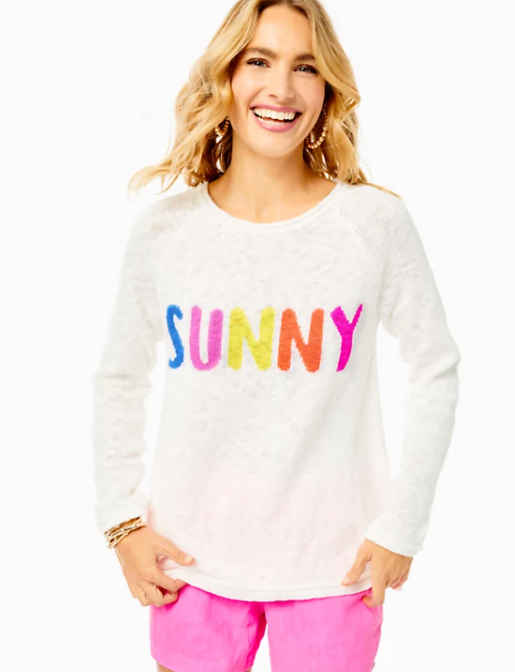 Danette Sweater | Resort White Sunny