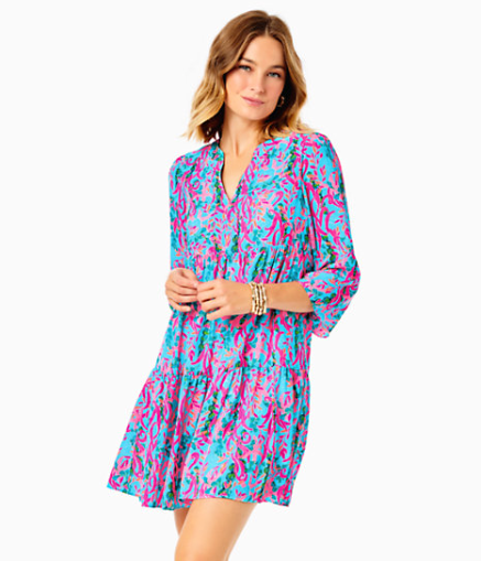 Martine Dress | Seaweed Samba