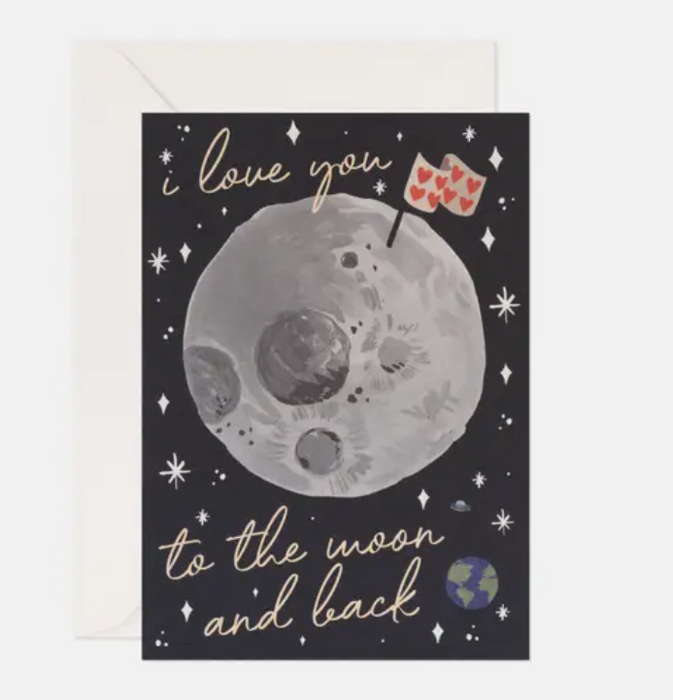 To the Moon and Back Card