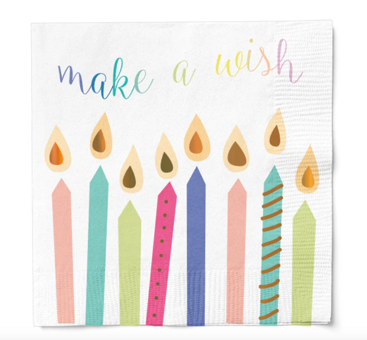 Birthday Candles Lunch Napkin