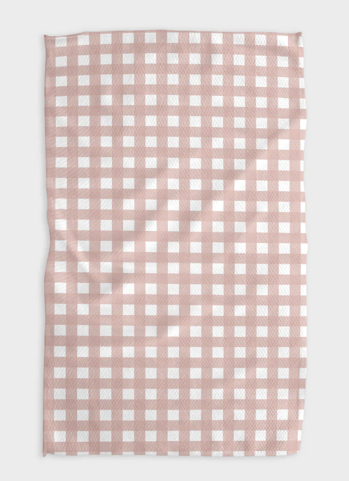 Geometry Tea Towel | Gigi Dusty Rose
