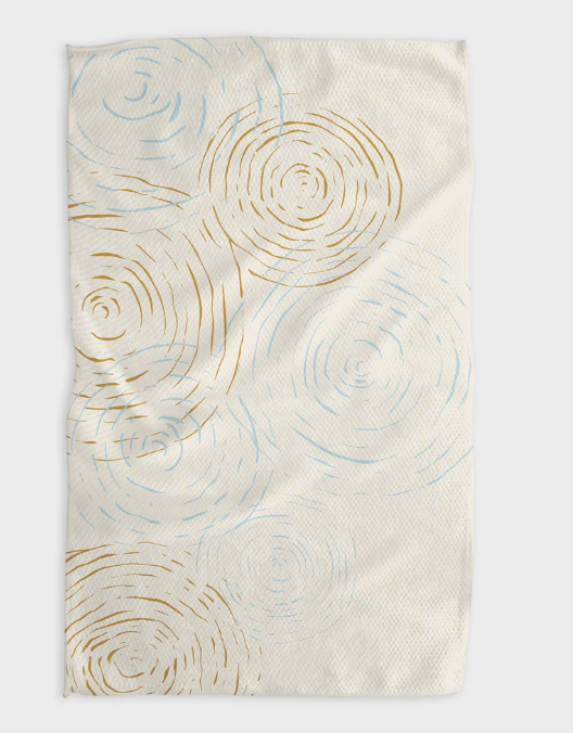 Geometry Tea Towel | Soft Steps Midday