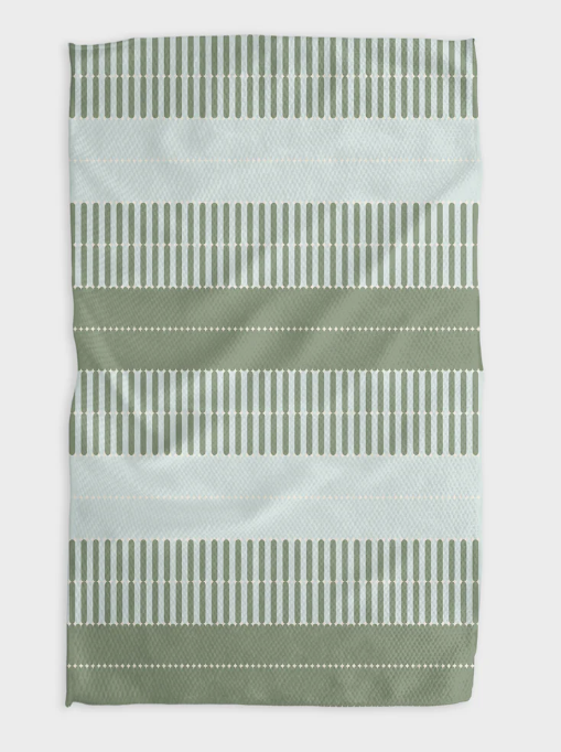 Geometry Tea Towel | Baton Vert