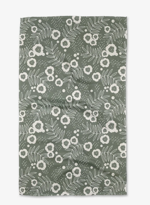 Geometry Tea Towel | Savannah Green