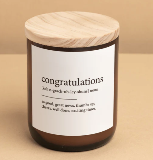Congratulations Candle