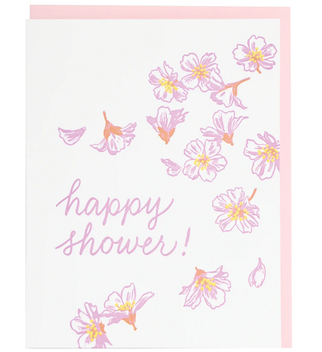 Blossoms Shower Card