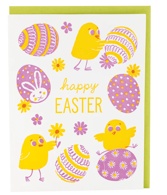 Egg Hunt Easter Card